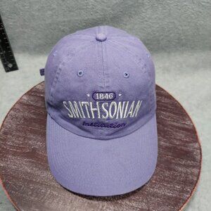 Smithsonian Institution 1846 Embroidered Purple Baseball Cap Adjustable Strap Co